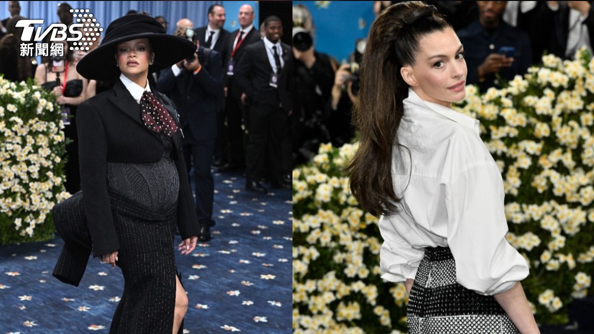 Met Gala/紅毯女皇再現! 蕾哈娜「挺孕肚亮相」宣布懷三寶