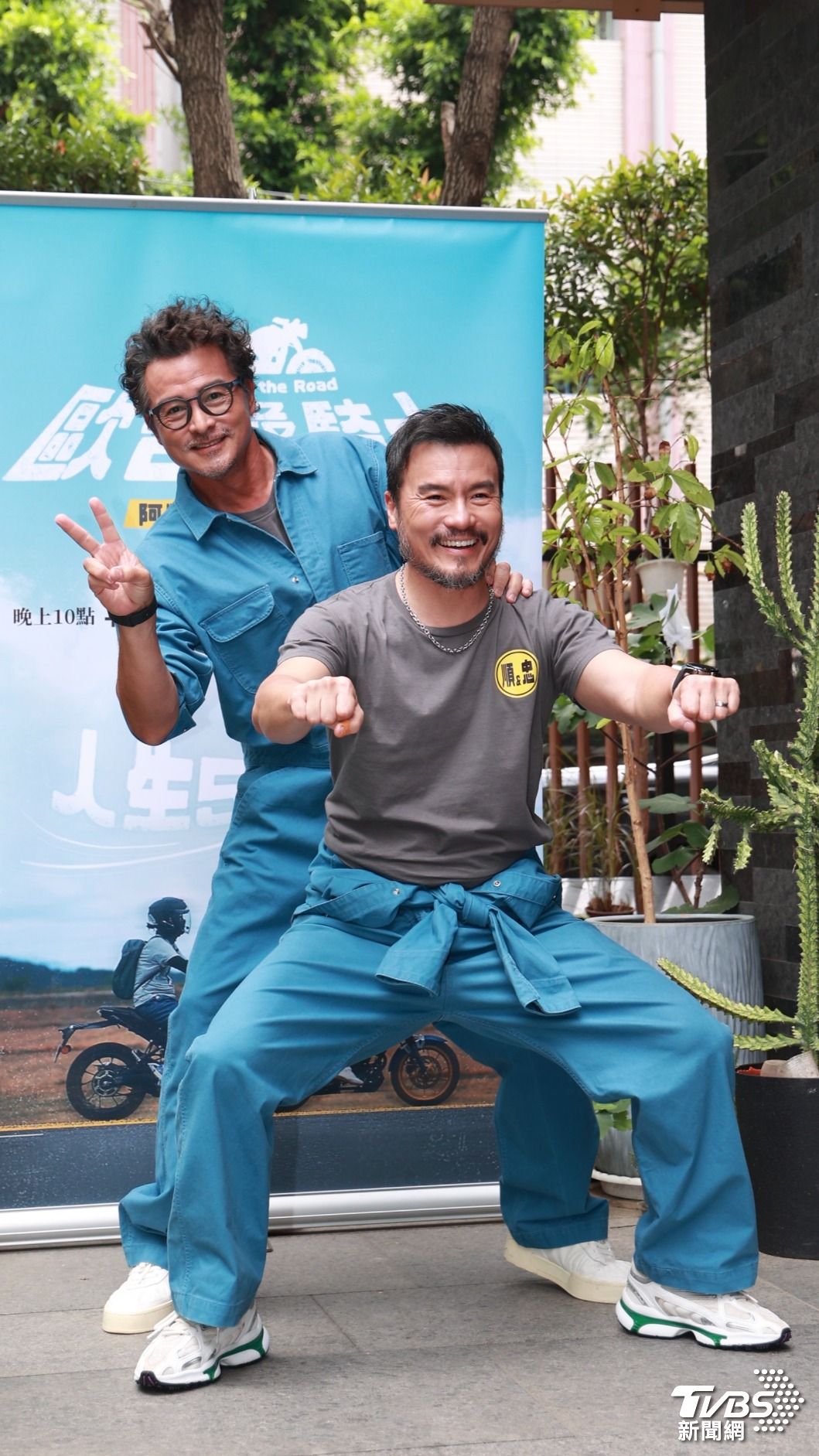 李銘順和李銘忠出席記者會。(圖/黃城碩攝)