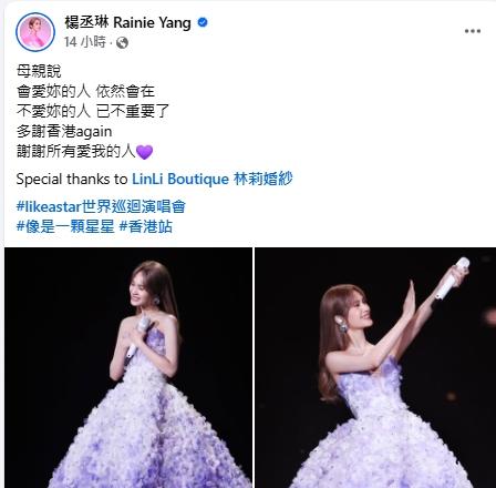 女星楊丞琳在臉書吐心聲。(圖/翻攝楊丞琳臉書)