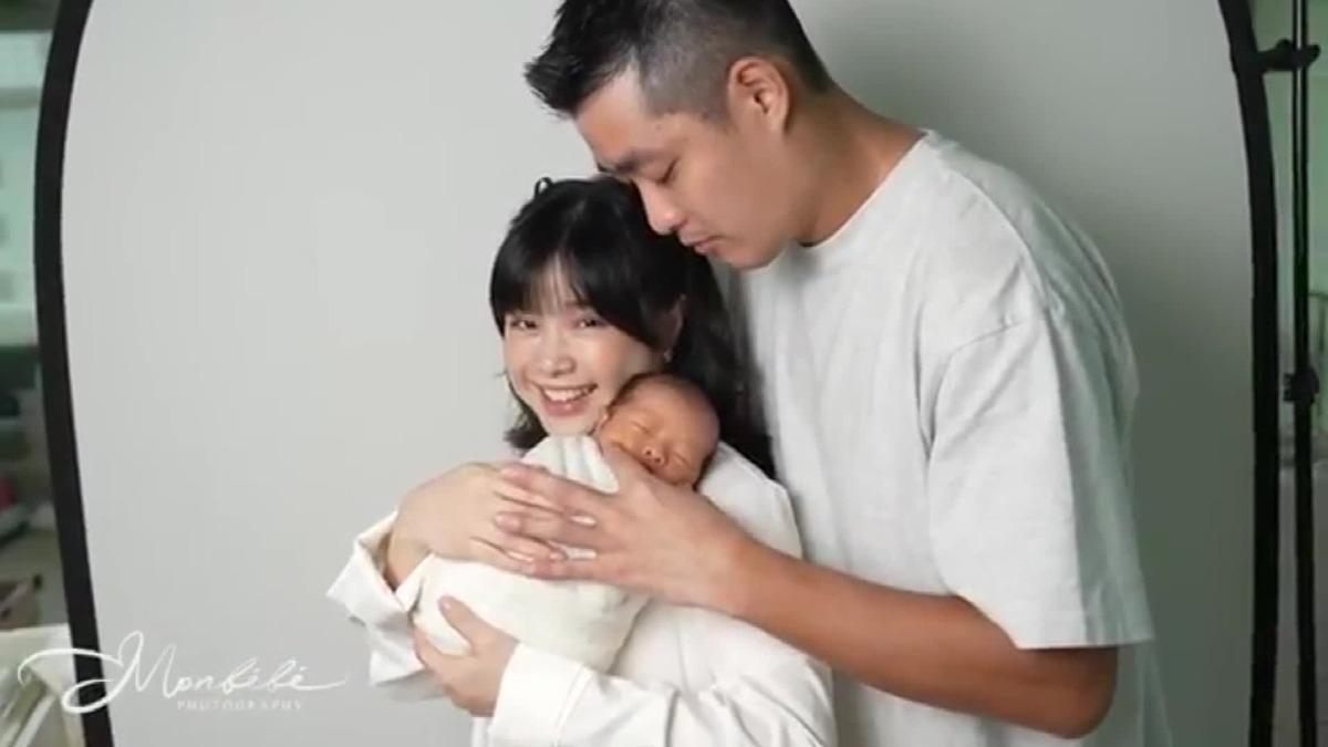 李佳穎和先生、兒子(圖/翻攝李佳穎YouTube)