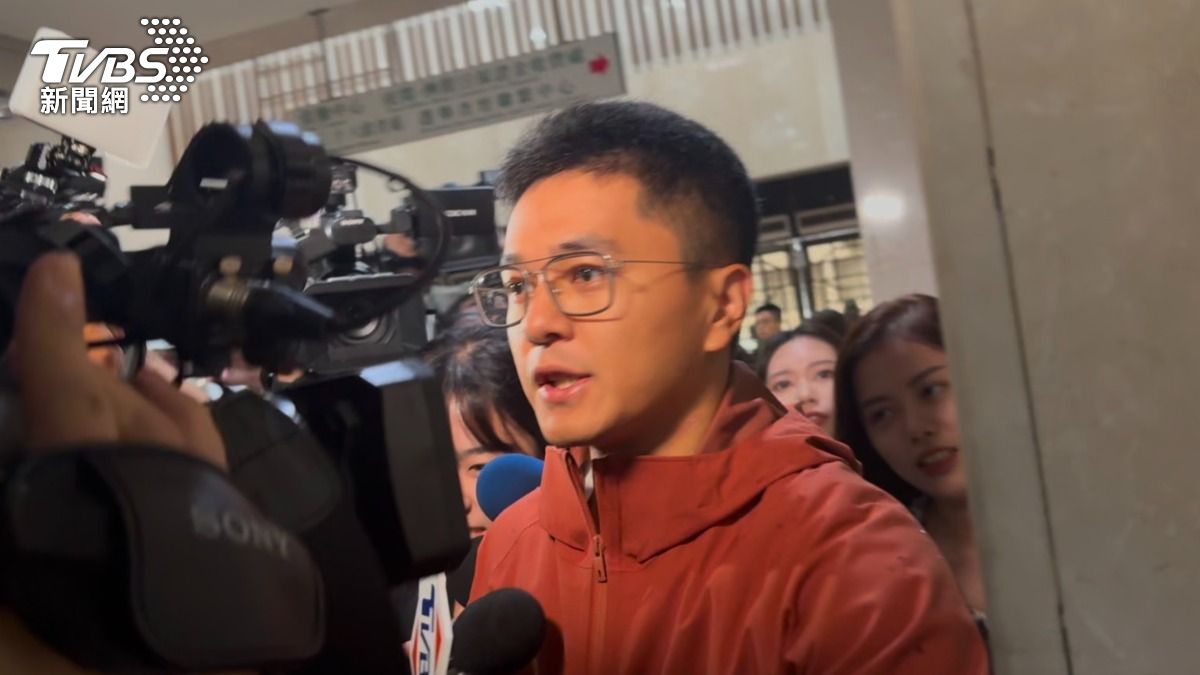 罷免吳沛憶領銜人李孝亮。(圖/潘千詩攝)