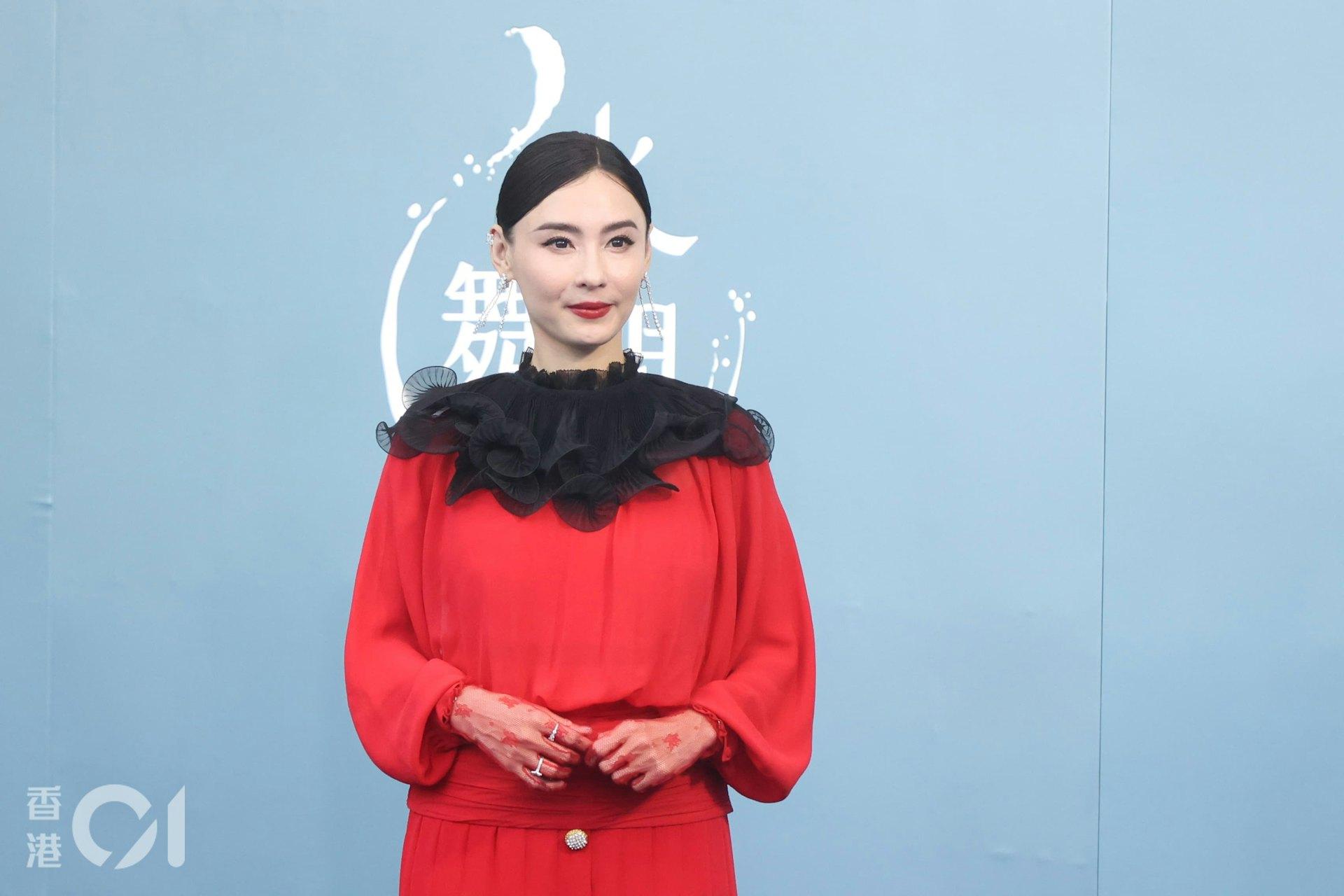 大會一早表明,張栢芝不受訪。(圖/香港01提供)