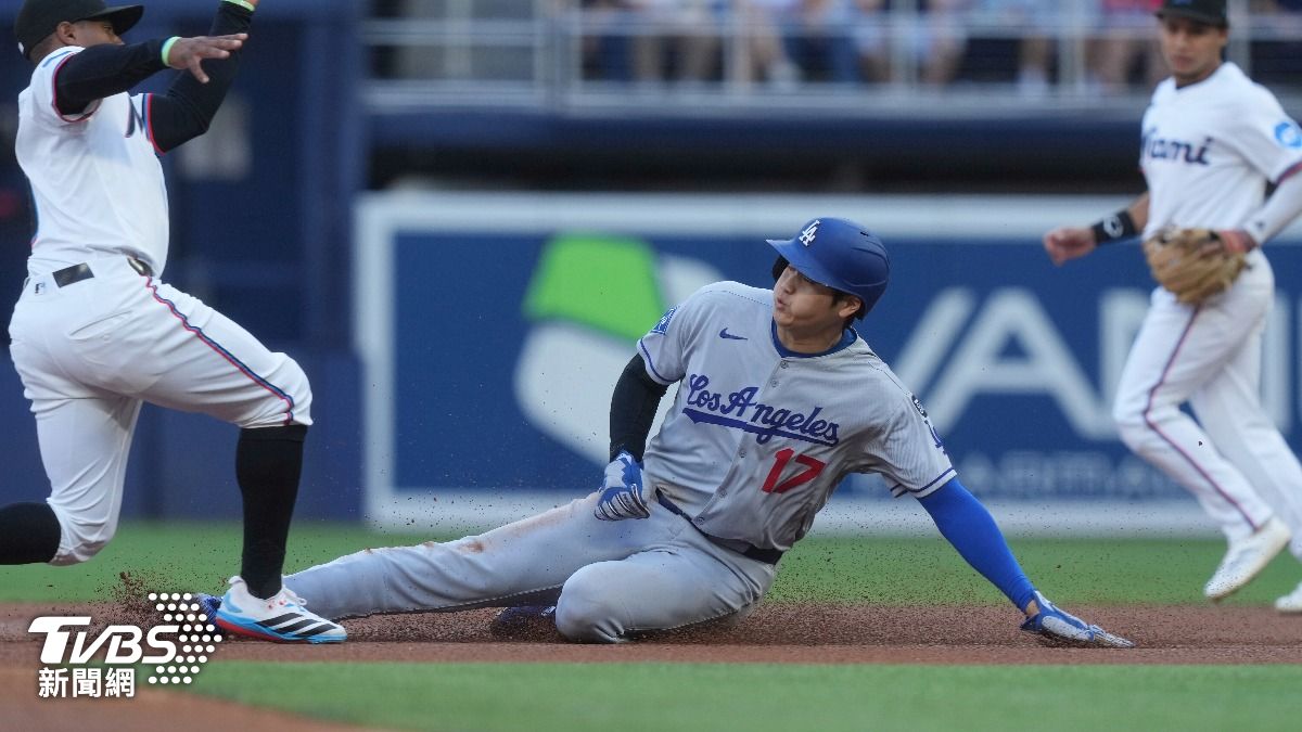 大谷翔平本季盜壘效率依舊驚人。（圖／達志影像美聯社）