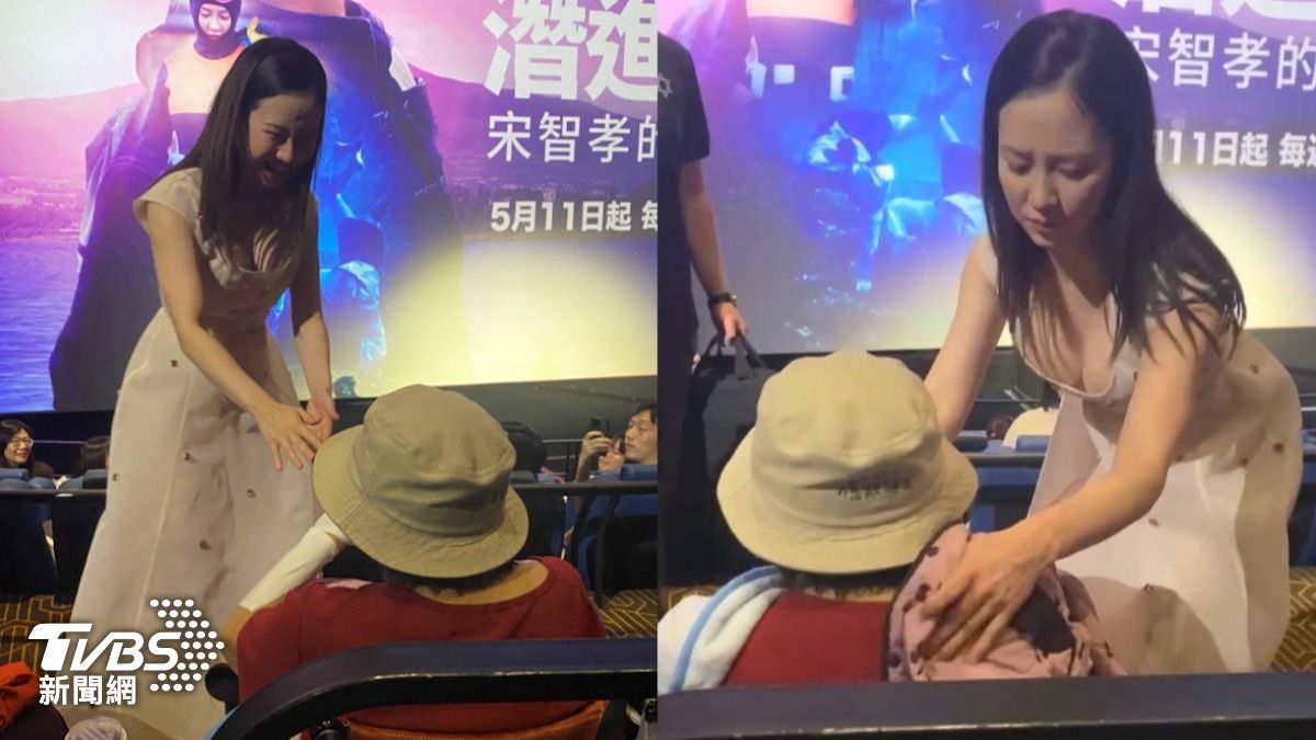 獨／暖心女神！宋智孝見粉絲坐輪椅主動握手　幫蓋毯子要她別冷到