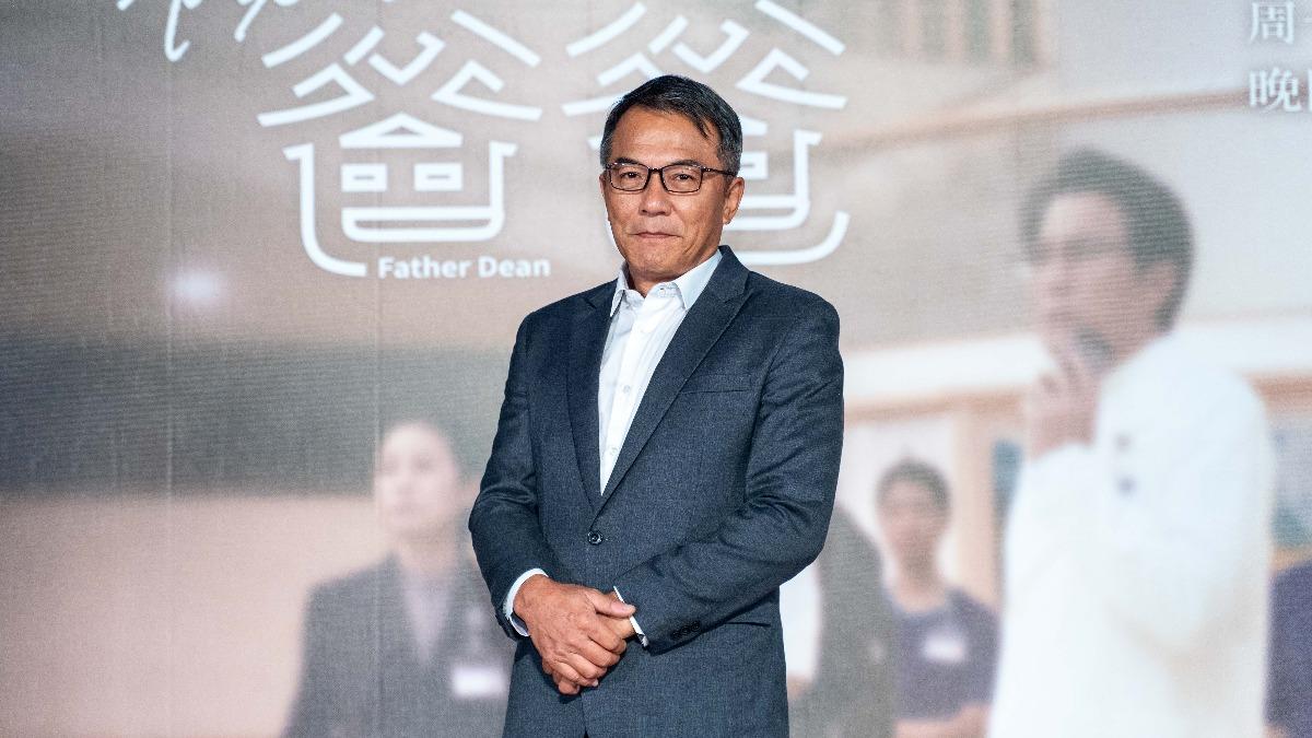 戴立忍被童星感染情緒落淚。（圖／大愛提供）
