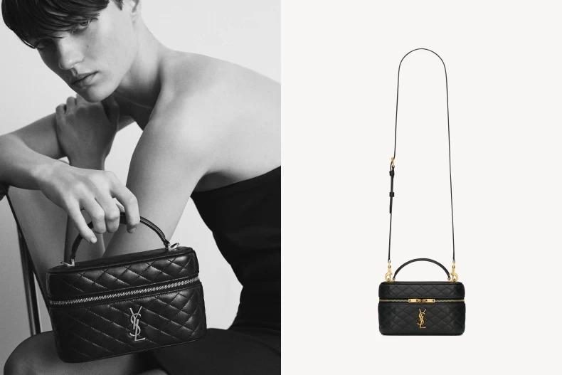 SAINT LAURENT「Gaby Vanity Bag」飯盒包。(圖/YSL提供)