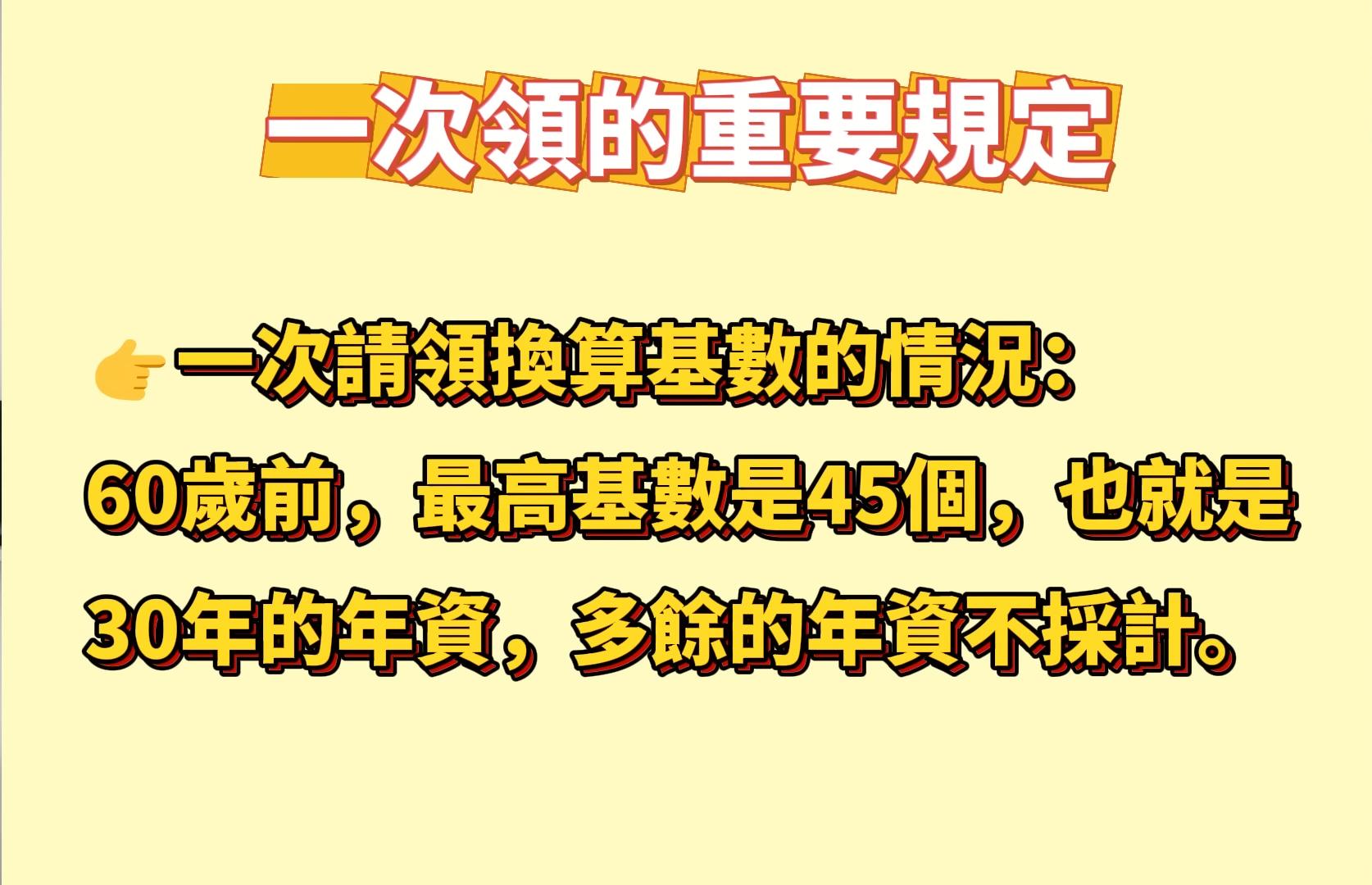 勞保一次請領規則。(圖/翻攝自勞工朋友的秘書~張秘書YT)