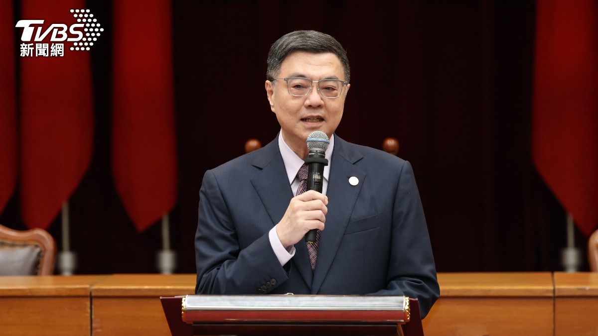 行政院長卓榮泰致詞。(圖/華子琛攝)