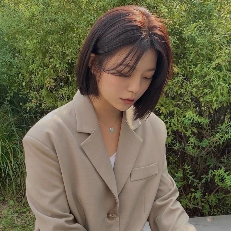 一刀切洗完吹乾抓順就能出門。（圖／翻攝自IG@obvie_grace）