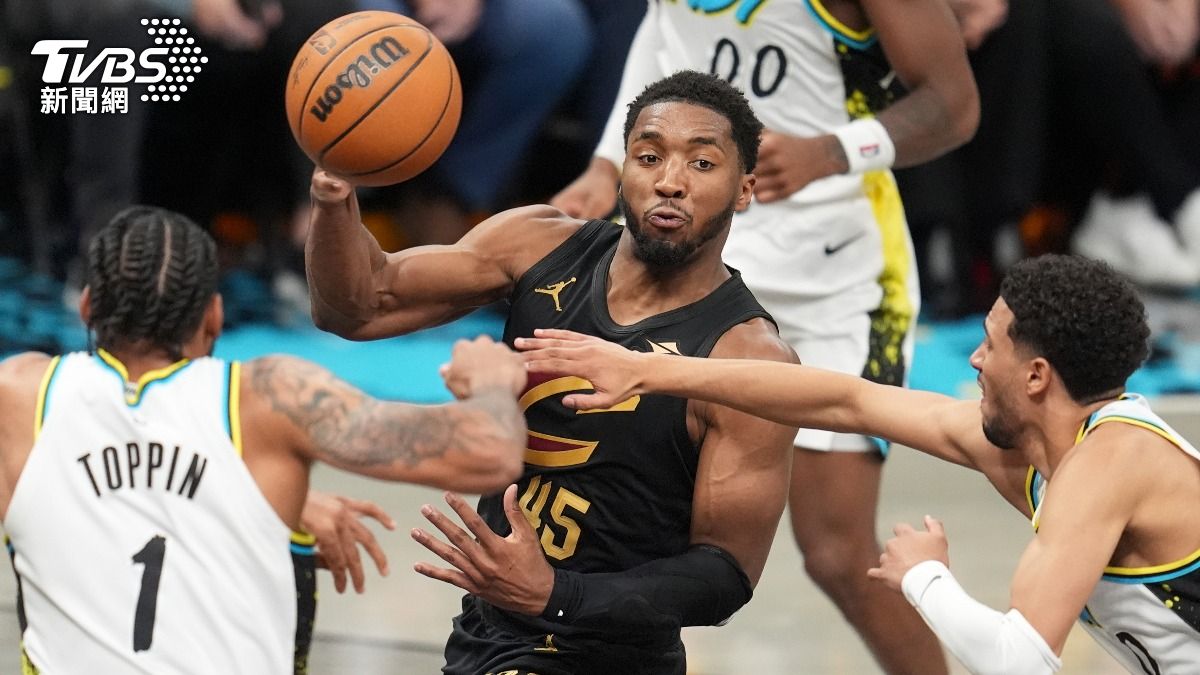NBA季後賽/溜馬無緣大逆轉!米契爾猛砍43分 騎士開胡1:2落後