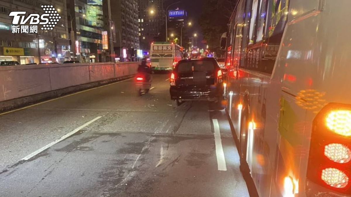 車禍現場外觀。(圖/TVBS)