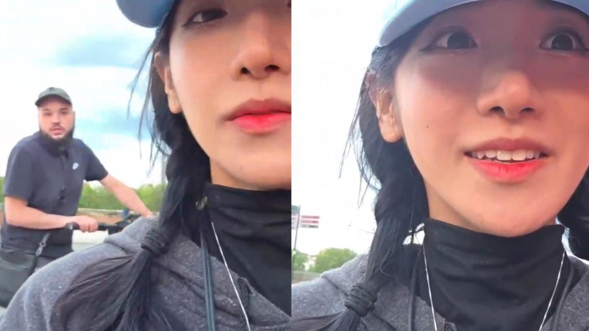 剛被禁入境台灣又出事!企鵝妹法國直播被襲擊 怪男揮拳全被錄