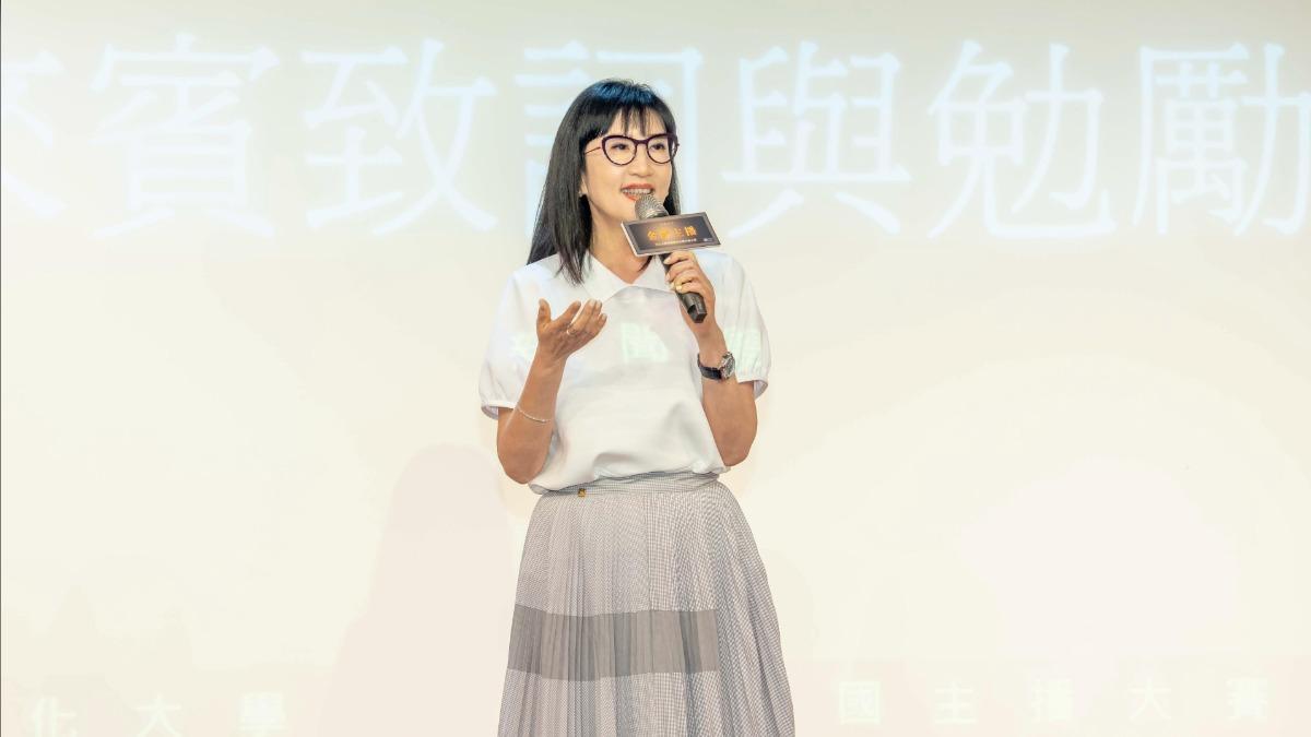 TVBS主播方念華在評審過程最重視「台風」表現。(圖/TVBS)