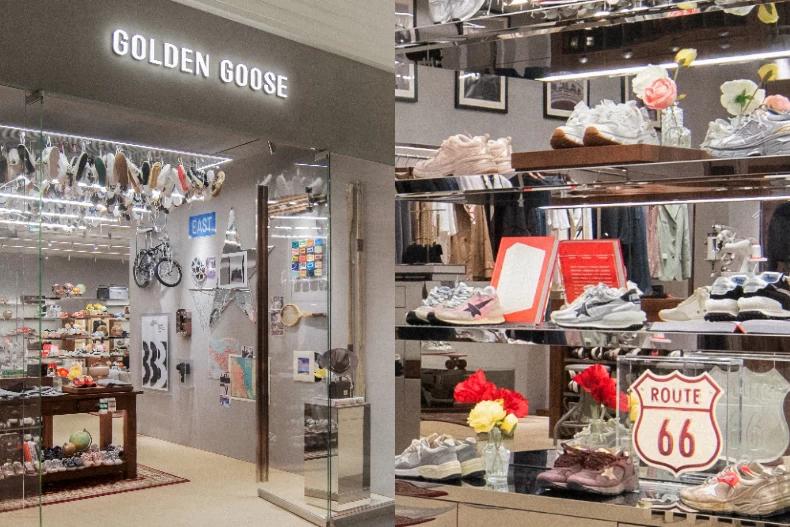 Golden Goose精品店於台北微風南山購物中心煥新開幕。(圖/Golden Goose提供)