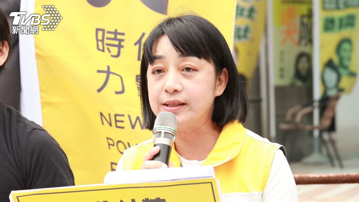 時代力量黨主席王婉諭。(圖/潘建樺攝)