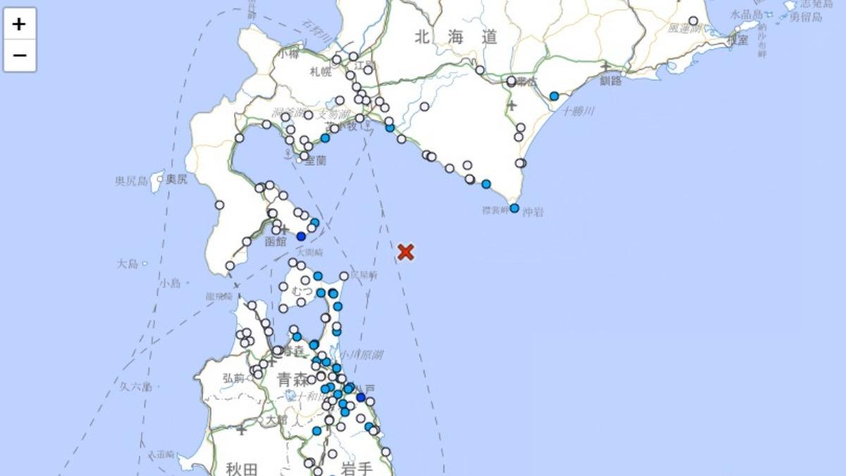 日本北海道地震!規模5「深度60公里」 3地深夜狂晃