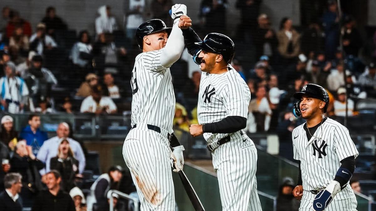 Judge獨扛打線重任，Trent優異表現成最佳助手。（圖／翻攝自New York Yankees Instagram）