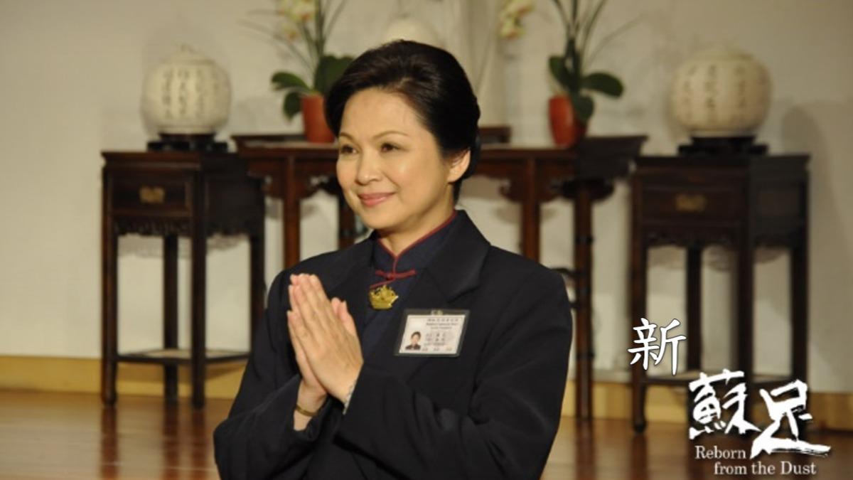 楊貴媚演《新蘇足》情緒大起大落。(圖/大愛提供)