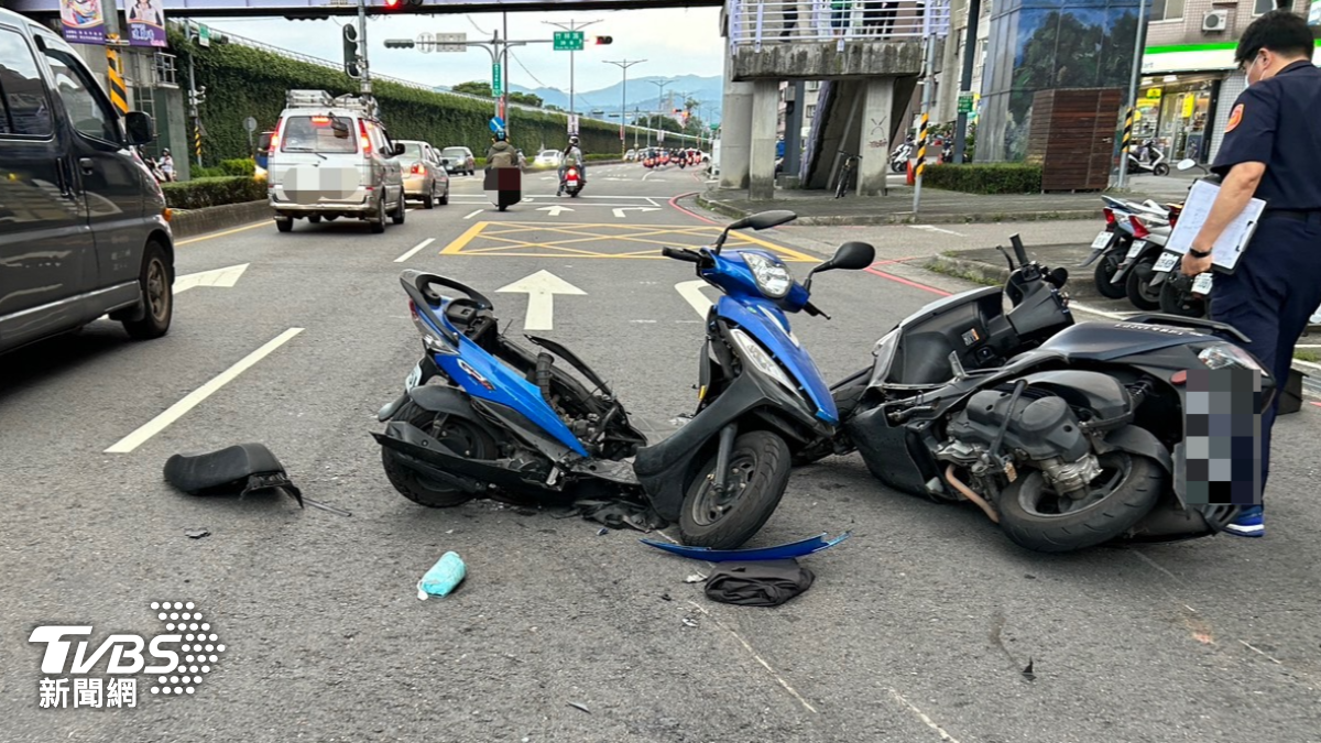 新北市永和區-車禍-騎士-連環撞