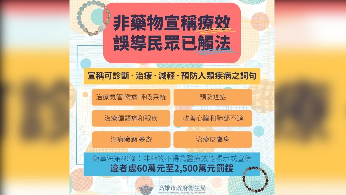 「手鍊」誇稱具有治百病功能。(圖/TVBS)