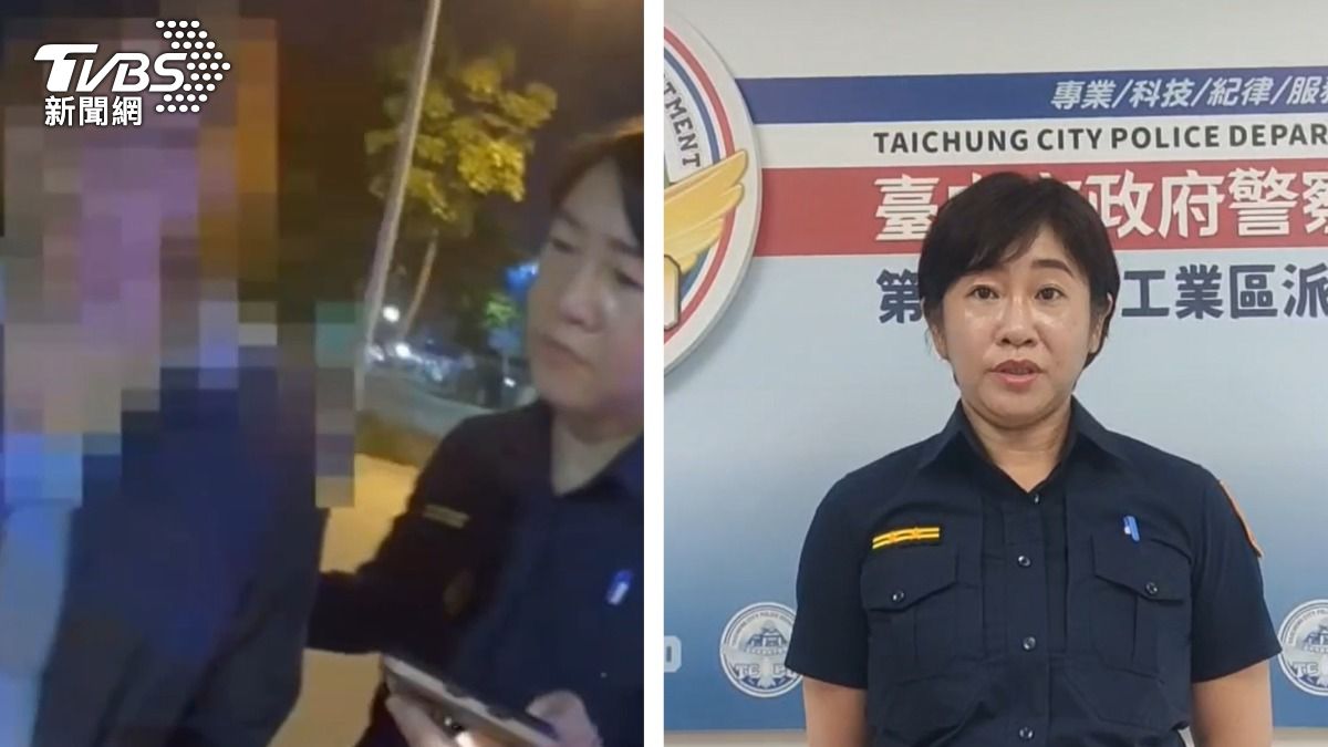 車手進派出所突癱軟昏厥 台中美女所長及時「救人一抱」