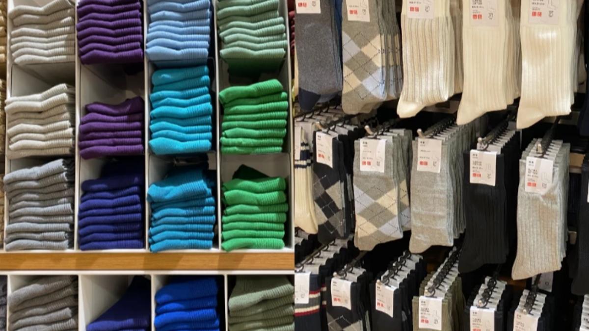 UNIQLO 的襪子登上Lyst 2025 年Q1十大熱門單品。(圖/女人我最大)