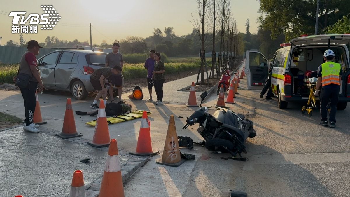 金門士兵騎車返營出事!產業道路與汽車相撞 昏迷ICU搶救中