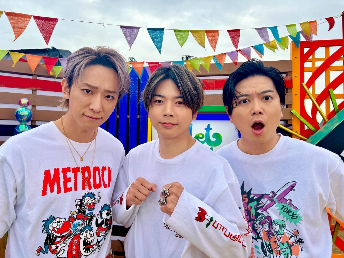 NEWS成員左起為小山慶一郎、增田貴久與加藤成亮。(圖/翻攝自NEWS0915_music推特)