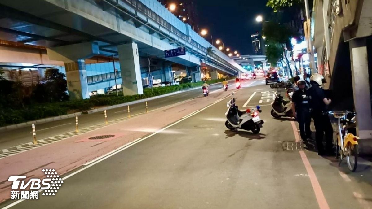 單車騎士違規與機車騎士擦撞，導致機車騎士傷重身亡。（圖／TVBS）