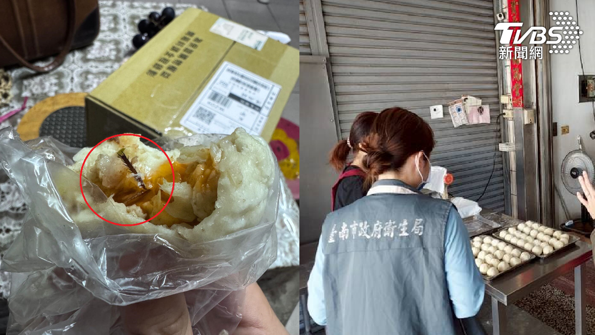 爆紅「大肌肌」水煎包翻車!內餡藏蟑螂腳 衛生局稽查結果曝