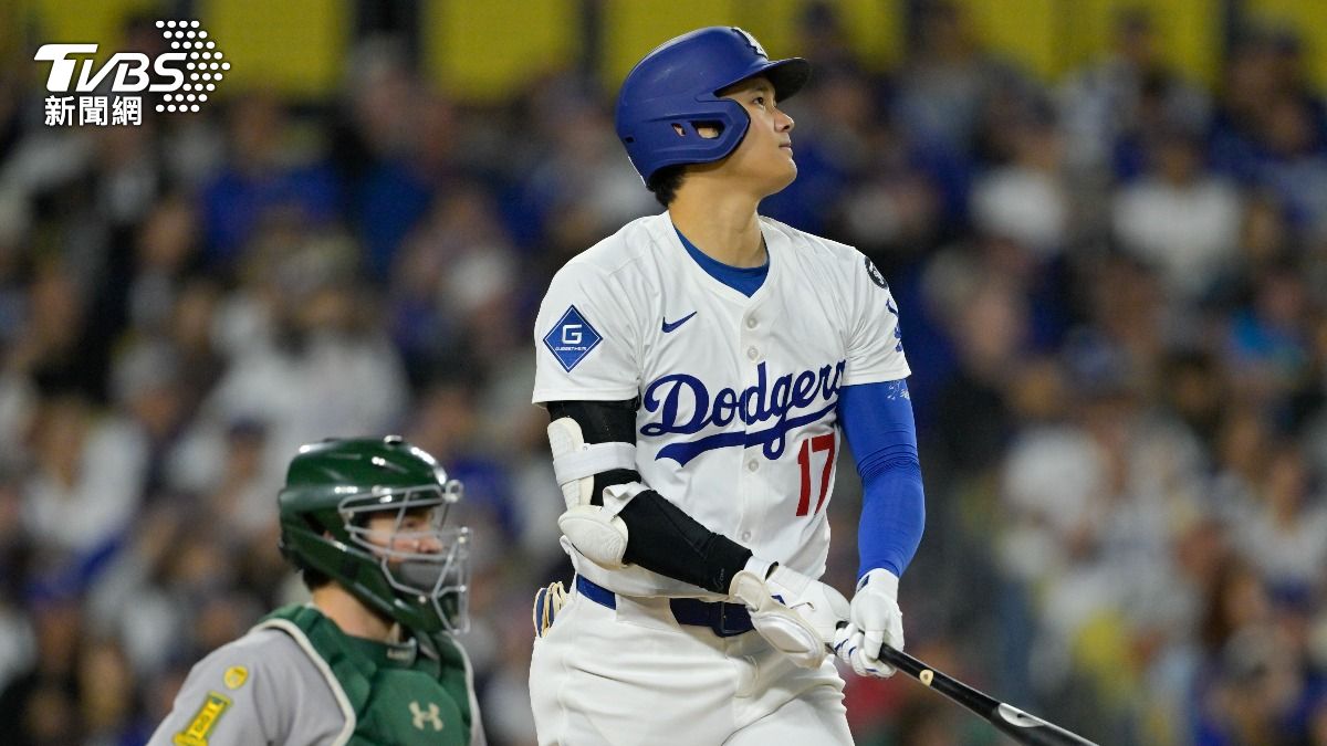MLB／大谷翔平雙響炮追上法官　道奇4局15分打爆運動家