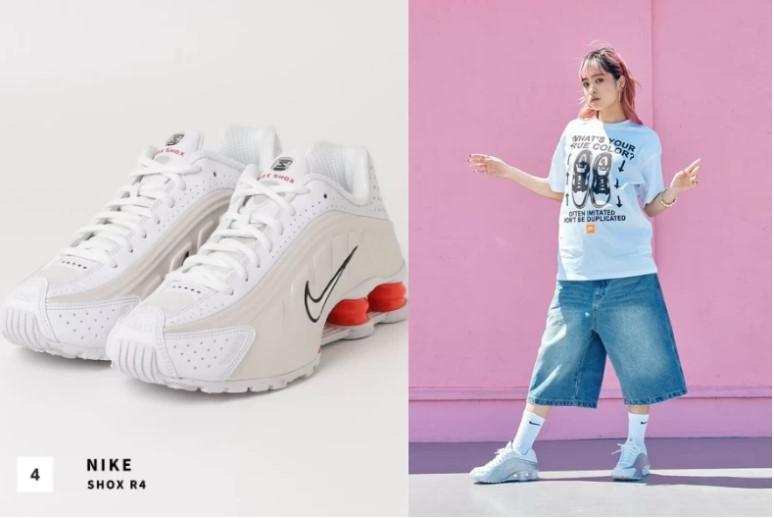 經典球鞋 NIKE SHOX R4,來自千禧年的復刻設計。(圖/IG:ZOZOTOWN、ZOZOTOWN)