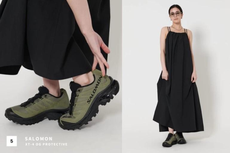為戶外越野設計的 SALOMON XT-4 OG。(圖/IG:ZOZOTOWN、ZOZOTOWN)