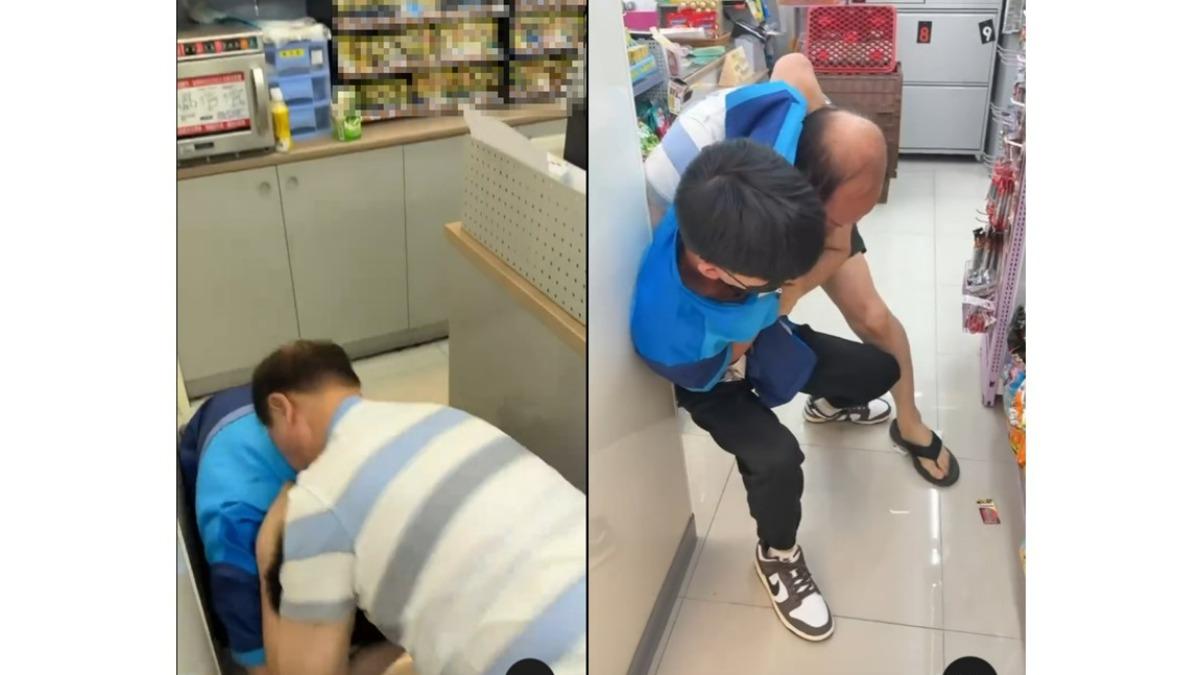 萊爾富爆纏鬥衝突！路過勇媽「超快語速」　嗆退暴走客人
