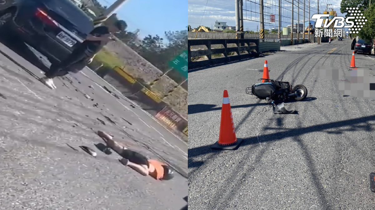 屏東17歲少年無照上路 遭左轉車撞飛趴摔路口身亡