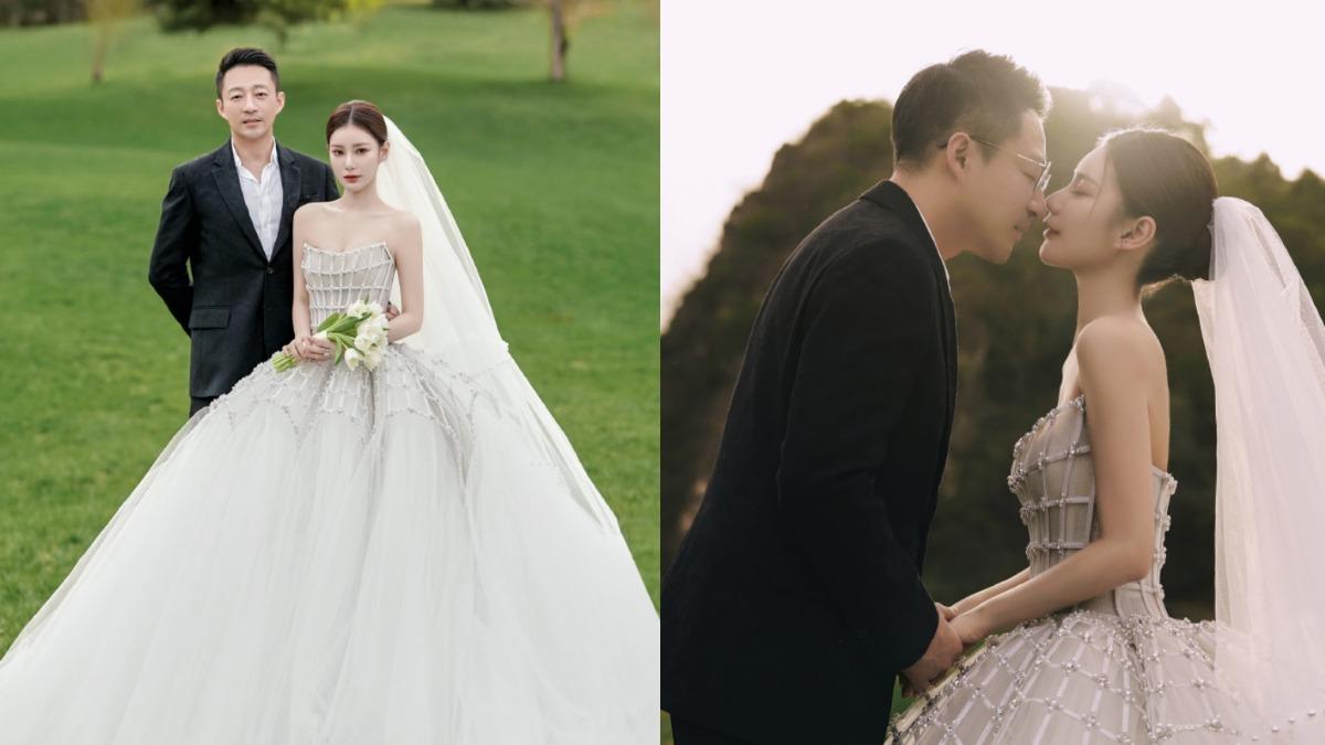 汪小菲再婚「婚紗照曝光」!Mandy透膚炸豐滿 甜蜜磨鼻放閃