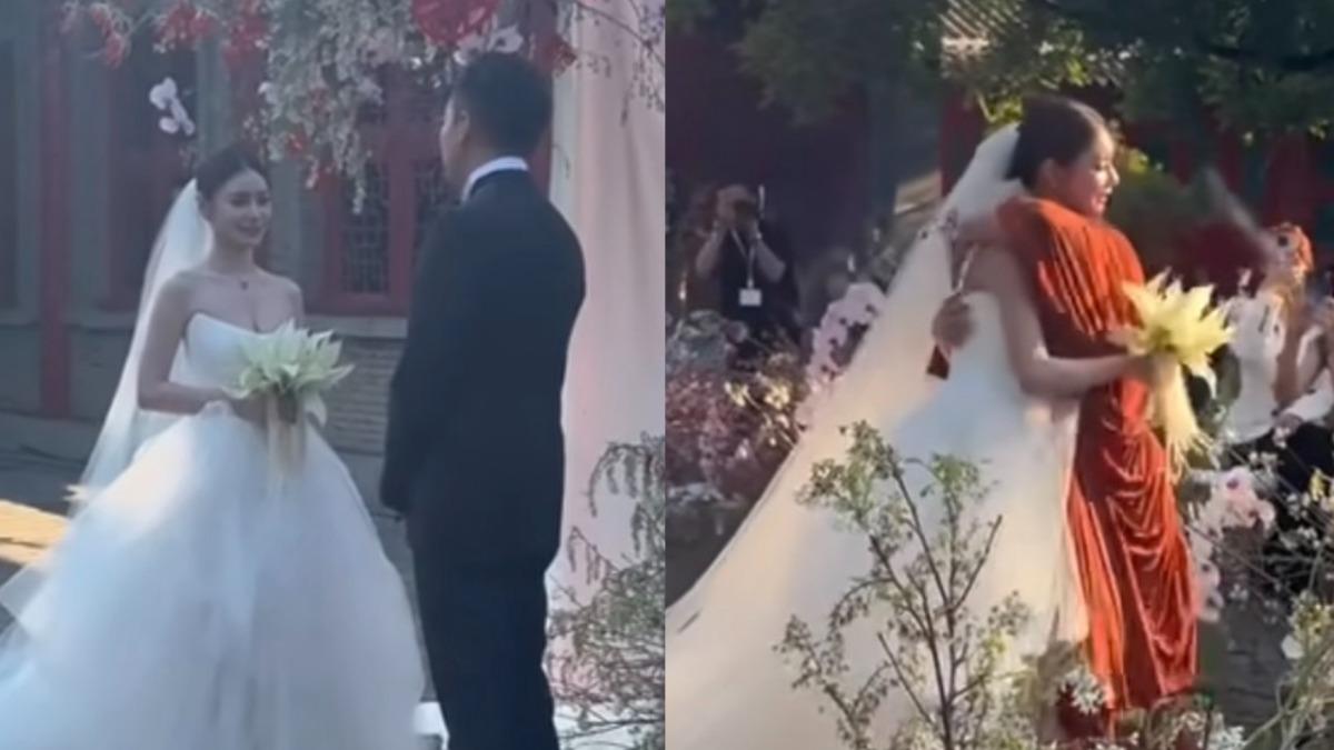 汪小菲婚禮現場超美!深情對馬筱梅「宣誓完婚」 全程未見兒女