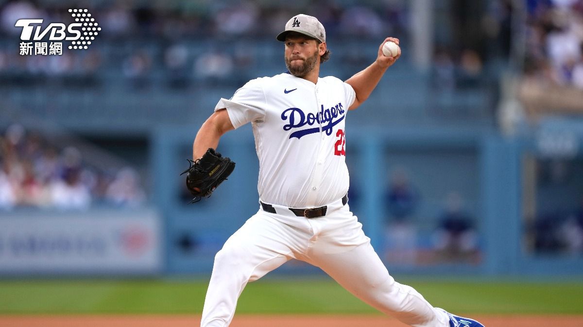 MLB/道奇王牌克蕭本季初登板挨轟 4局失5分、最速146公里