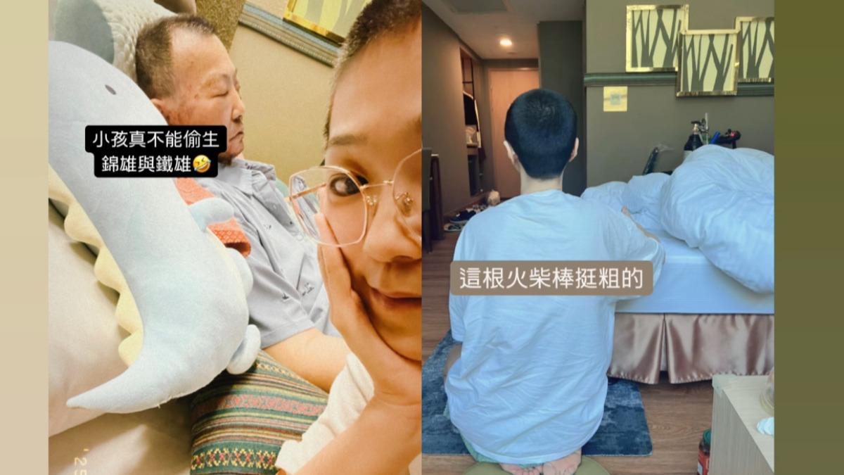曹雅雯笑虧自己是火柴棒，也說自己和爸爸很像。（圖／翻攝自曹雅雯IG）