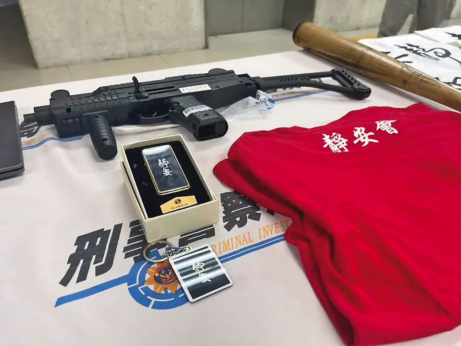 檢警單位從去年底開始就不斷發動掃黑行動,直屬么么的靜安會成員也成為重點查緝對象之一。(圖/警方提供)