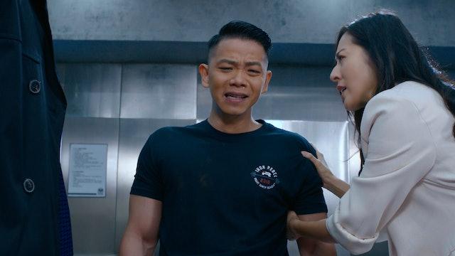 林子善2005年轉戰電視,在劇集《隱形戰隊》飾演因傷截肢的警員,演出受到注目和讚賞。(圖/翻攝自《隱形戰隊》)