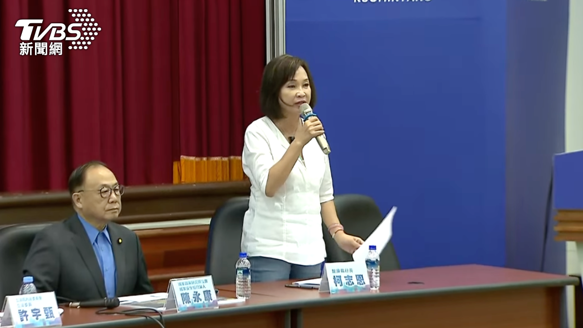 國民黨智庫執行長柯志恩。（圖／TVBS）