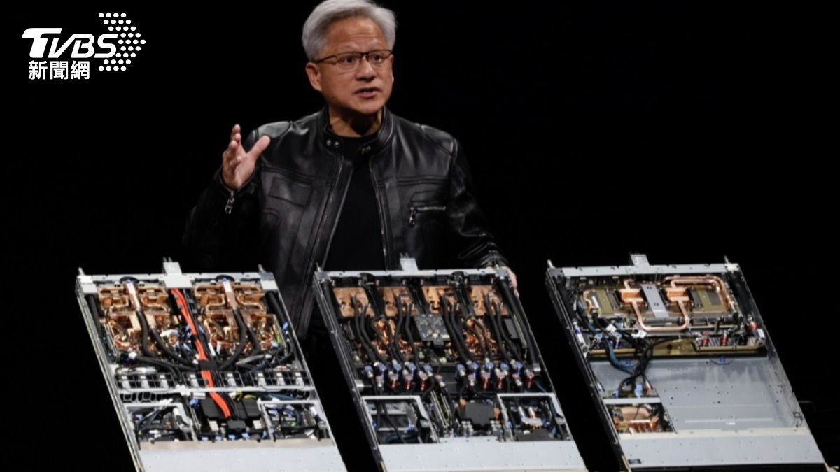 輝達（Nvidia）執行長黃仁勳再度登台。（圖／達志影像歐新社）