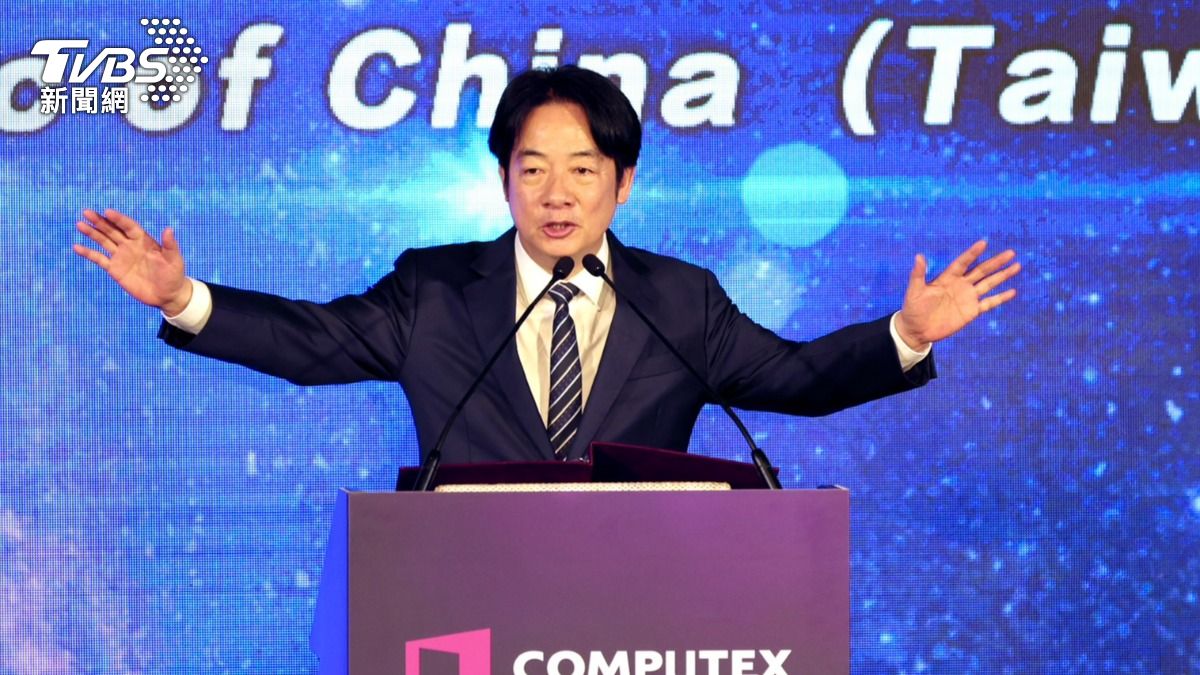 賴清德COMPUTEX樂見輝達選台北 喊話企業組抗紅色供應鏈國家隊