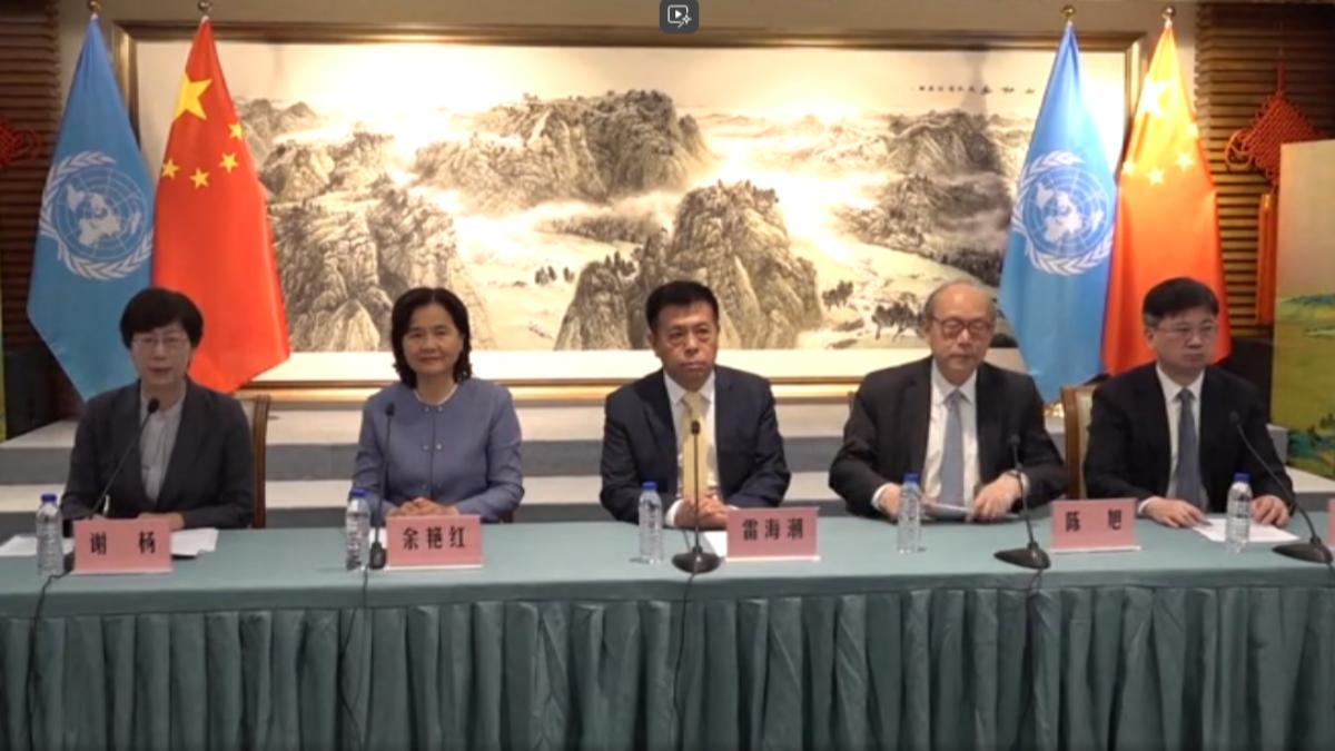 大陸再提「一中原則」 拒台參與WHA(圖/CCTV+)