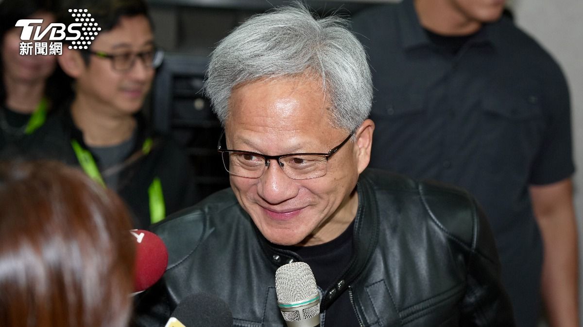 黃仁勳並未提到輝達台灣北士科總部將於何時開始運行。（圖／華子琛攝）