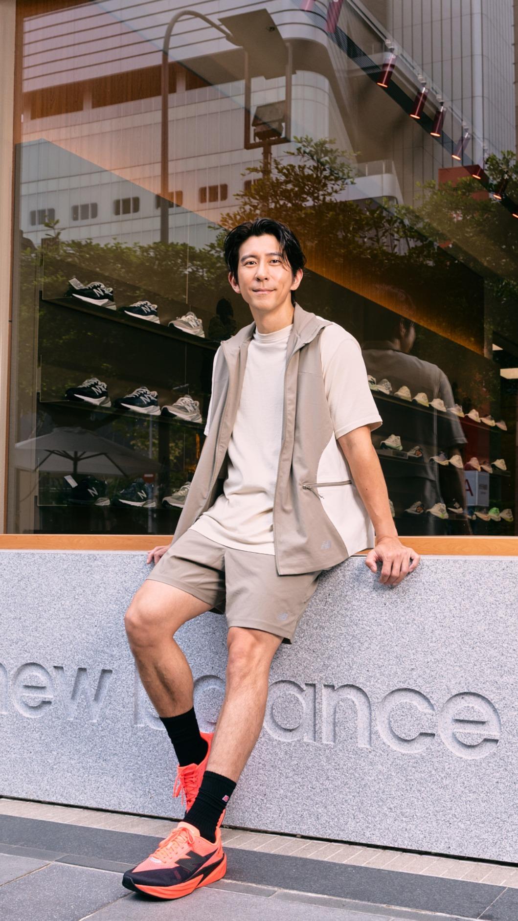 修杰楷對世壯運跑者超敬佩。(圖/New Balance提供)