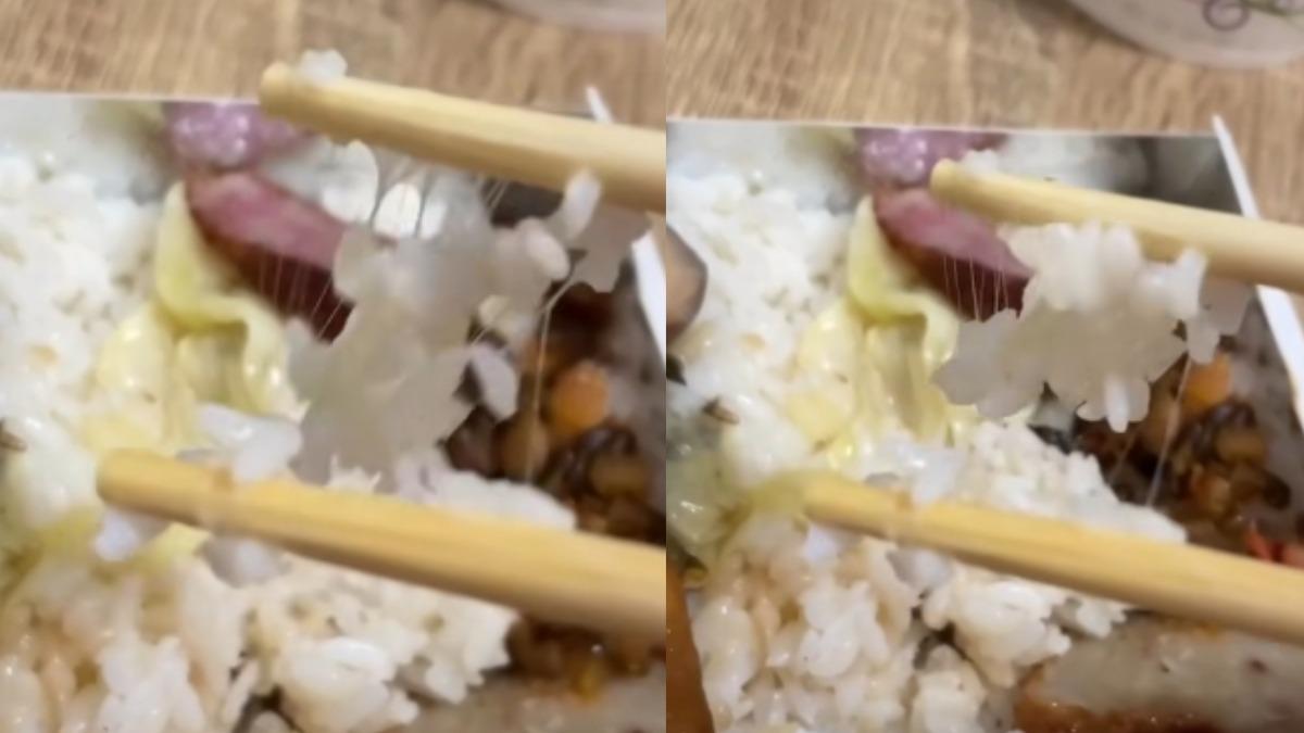 桃園便當店「白飯黏稠牽絲」他吃了掛急診 衛生局稽查有多項缺失