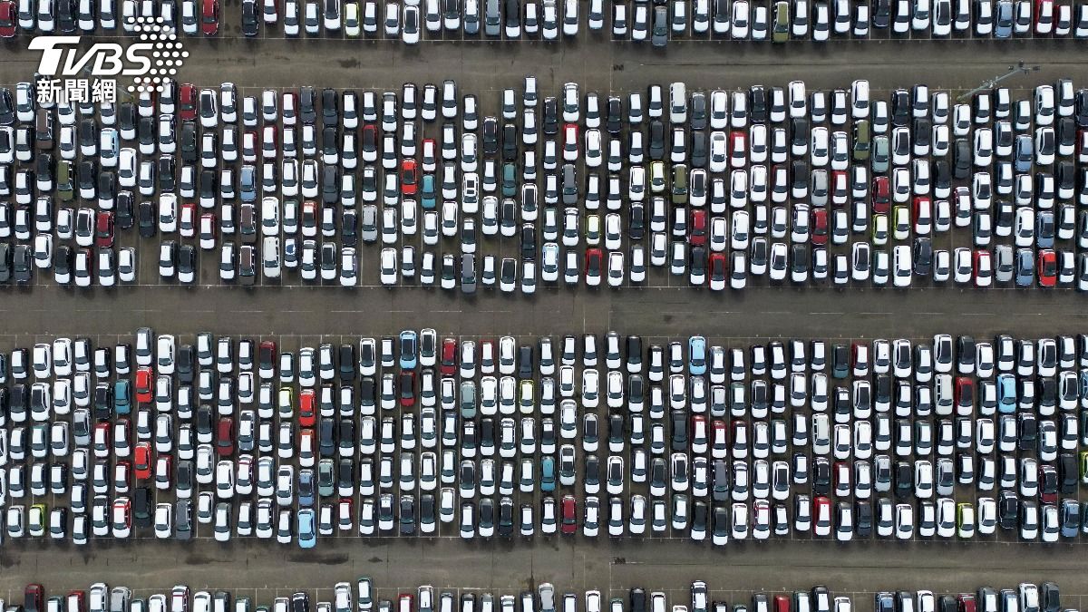 圖為輸往美國的汽車,僅為示意。(圖/達志影像美聯社)