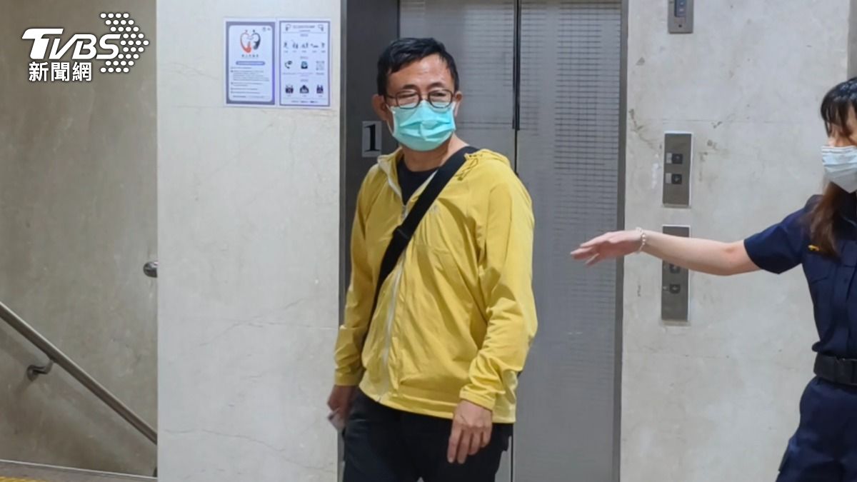 台開公司財務長黃茂基50萬元交保。（圖／陳冠宇攝）